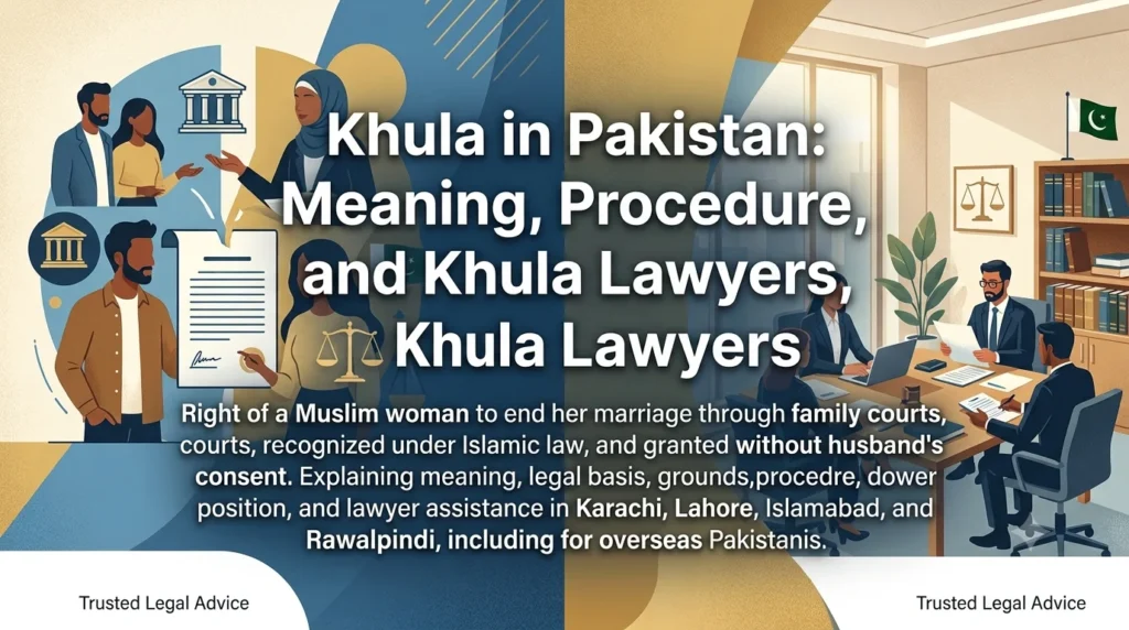 Khula in Pakistan legal procedure by experienced family lawyers