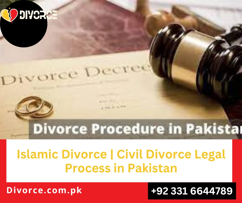Gavel and divorce decree illustrating formal divorce proceedings
