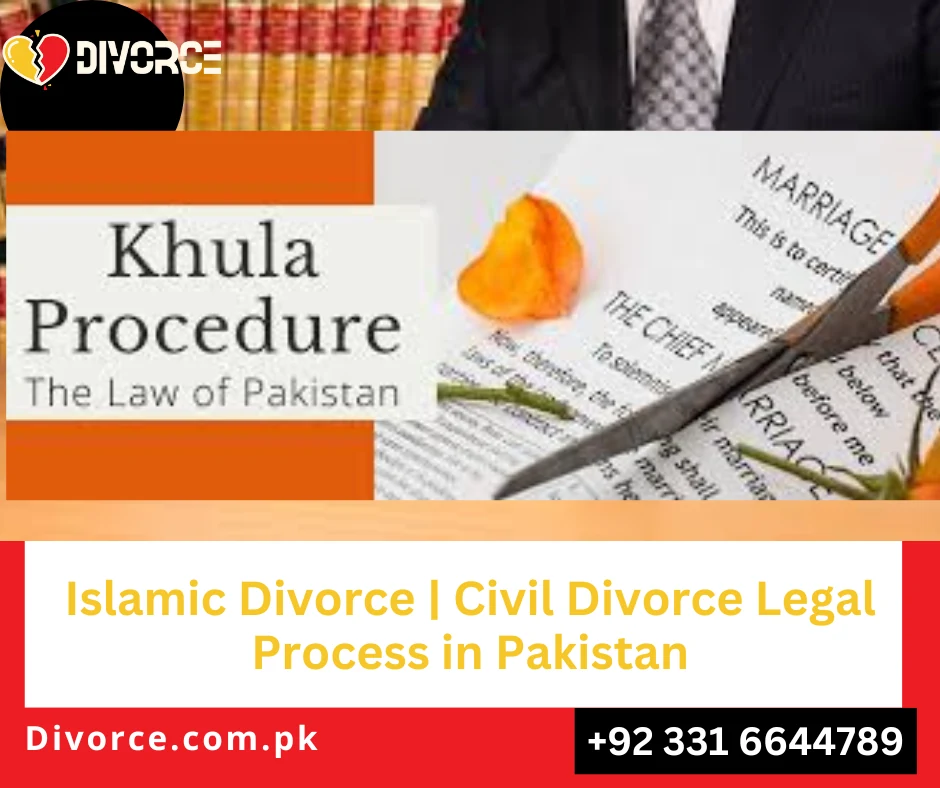 Khula procedure graphic with marriage documents